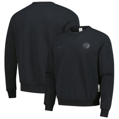 Minnesota Timberwolves Authentic Standard Issue Travel Dri-FIT Sweatshirt Black | Nike for sale