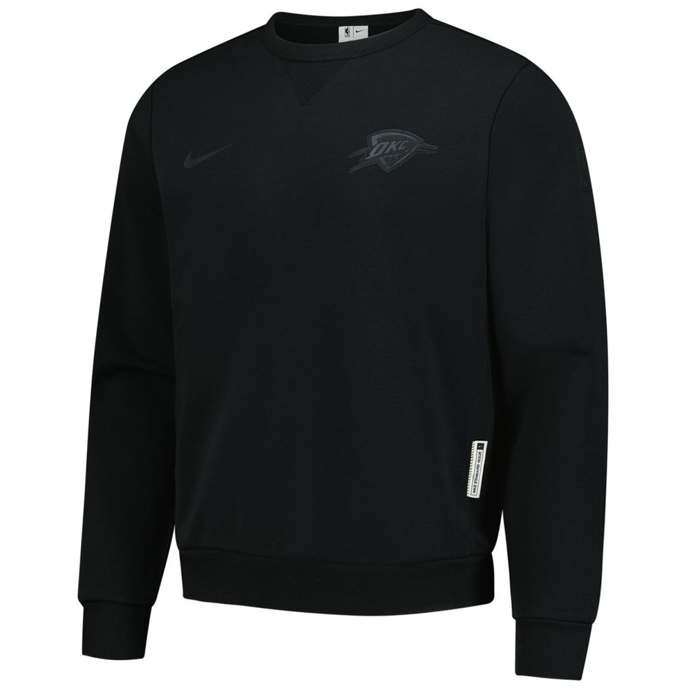 Oklahoma City Thunder Authentic Standard Issue Travel Dri-FIT Sweatshirt Black | Nike