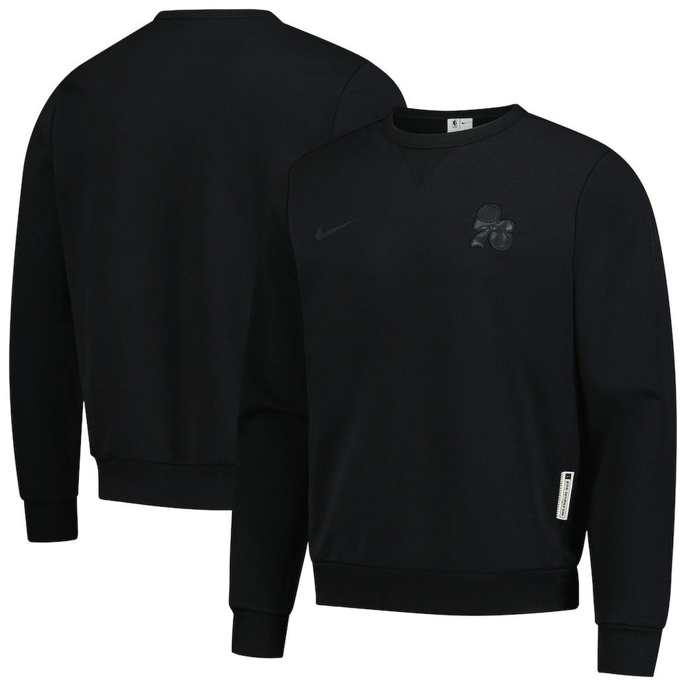 Philadelphia 76ers Authentic Standard Issue Travel Dri-FIT Sweatshirt Black | Nike Lifestyle