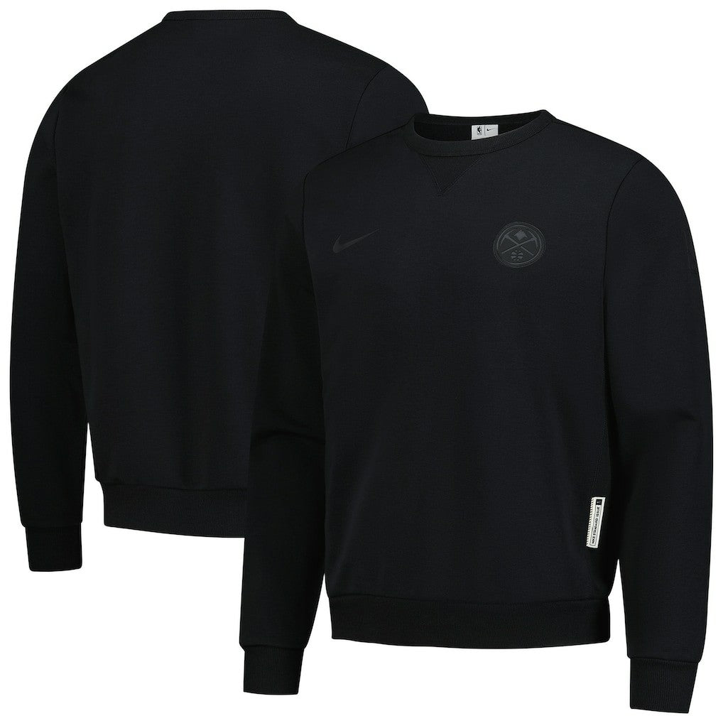 Denver Nuggets Authentic Standard Issue Travel Dri-FIT Sweatshirt for sale Black | Nike Lifestyle