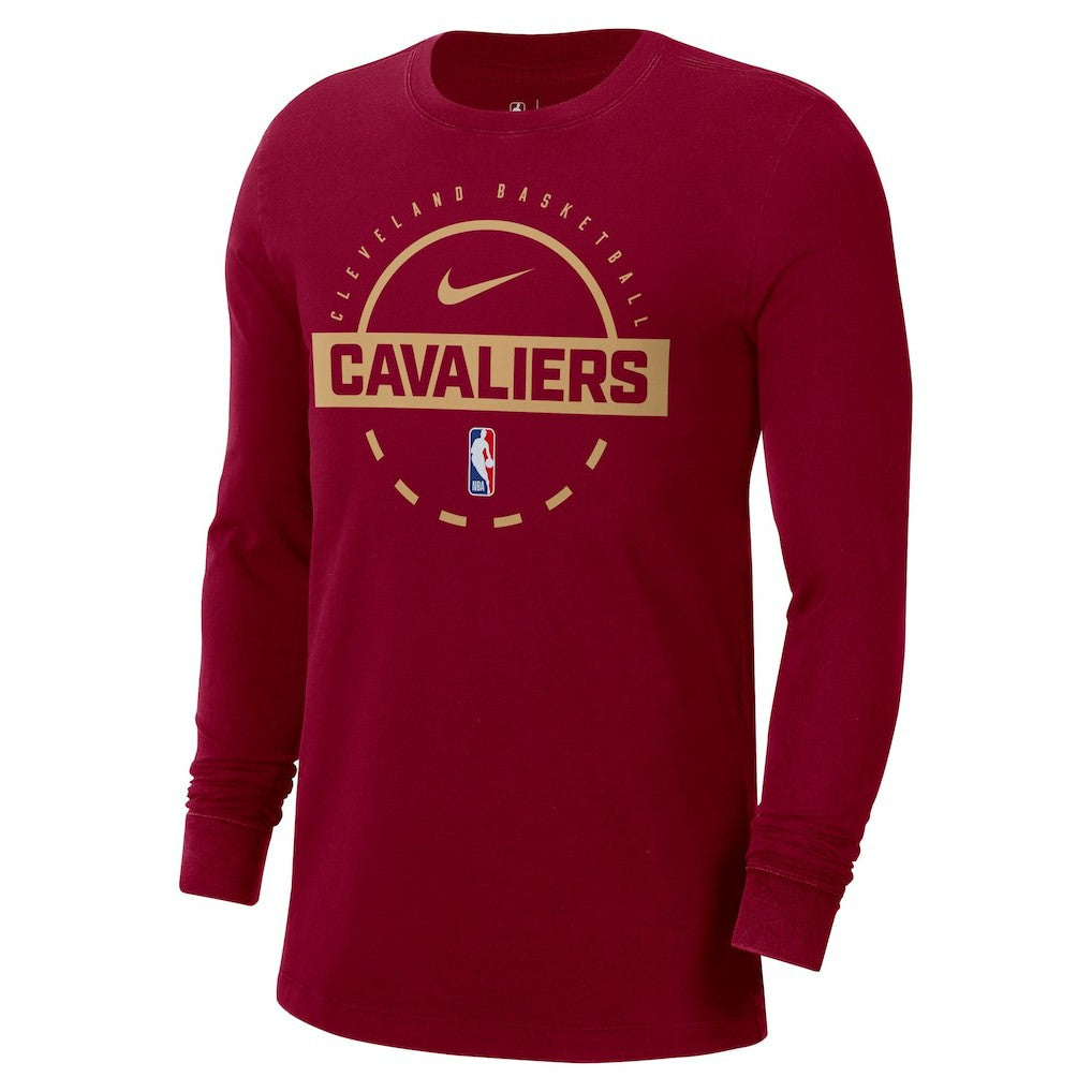Cleveland Cavaliers Authentic Long Sleeve Practice T-Shirt for sale Wine | Nike