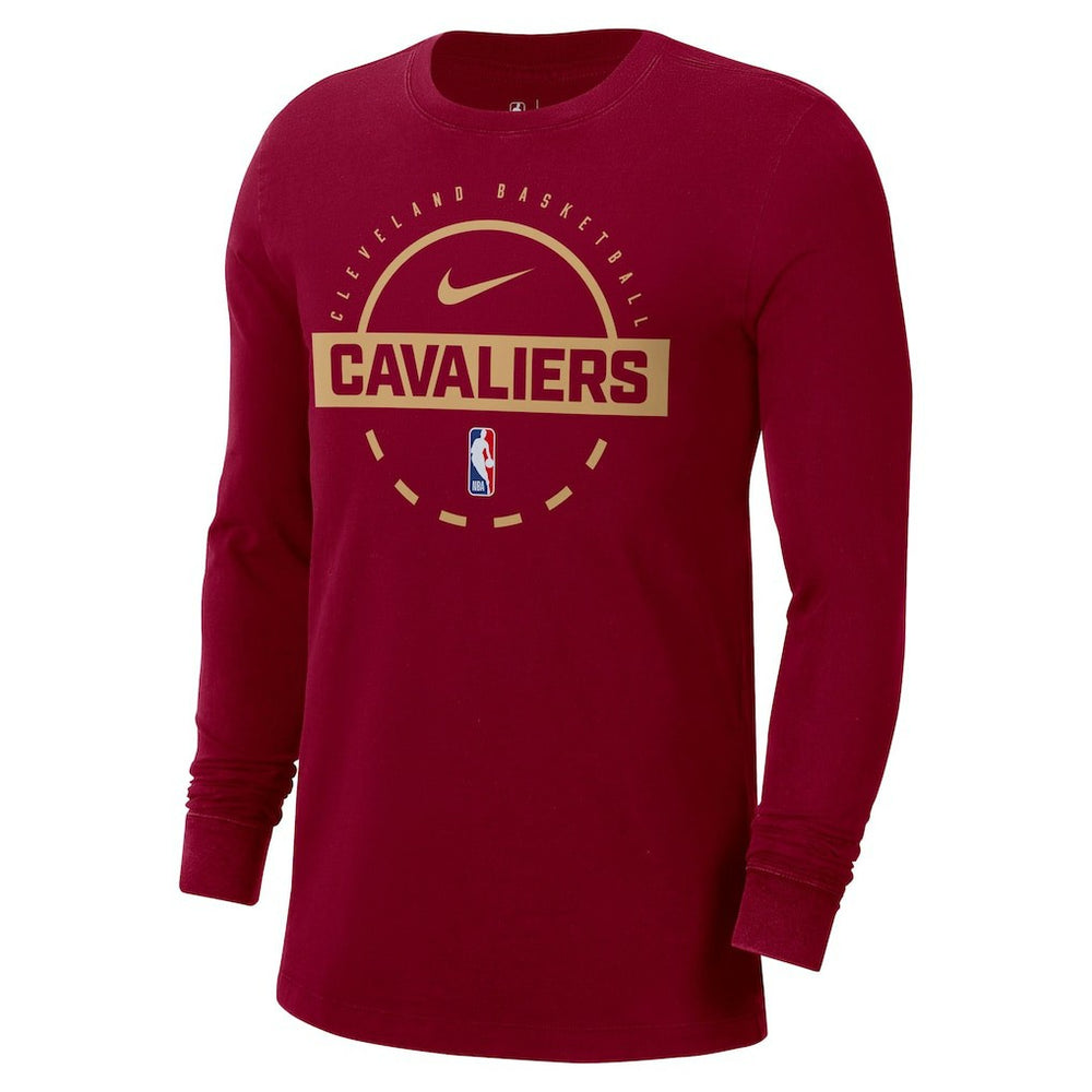 Cleveland Cavaliers Authentic Long Sleeve Practice T-Shirt for sale Wine | Nike