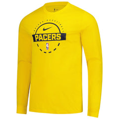 Indiana Pacers Authentic Long Sleeve Practice T-Shirt Gold | Nike