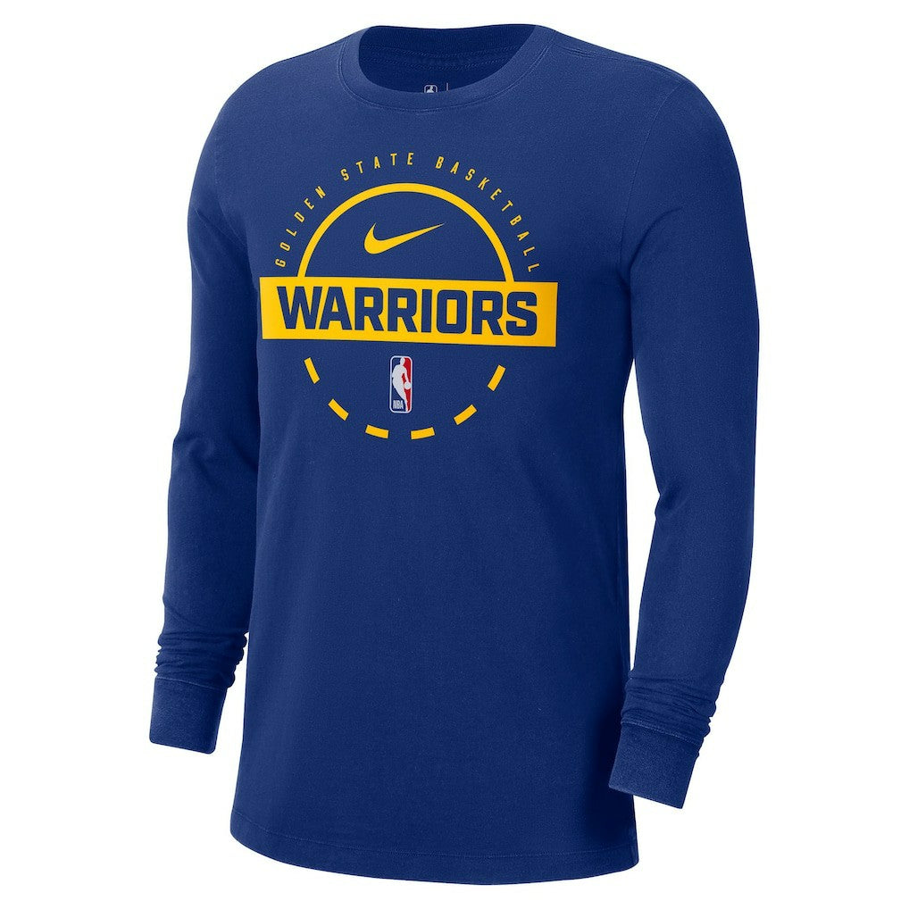 Golden State Warriors Authentic Long Sleeve Practice T-Shirt for sale Royal | Nike for sale
