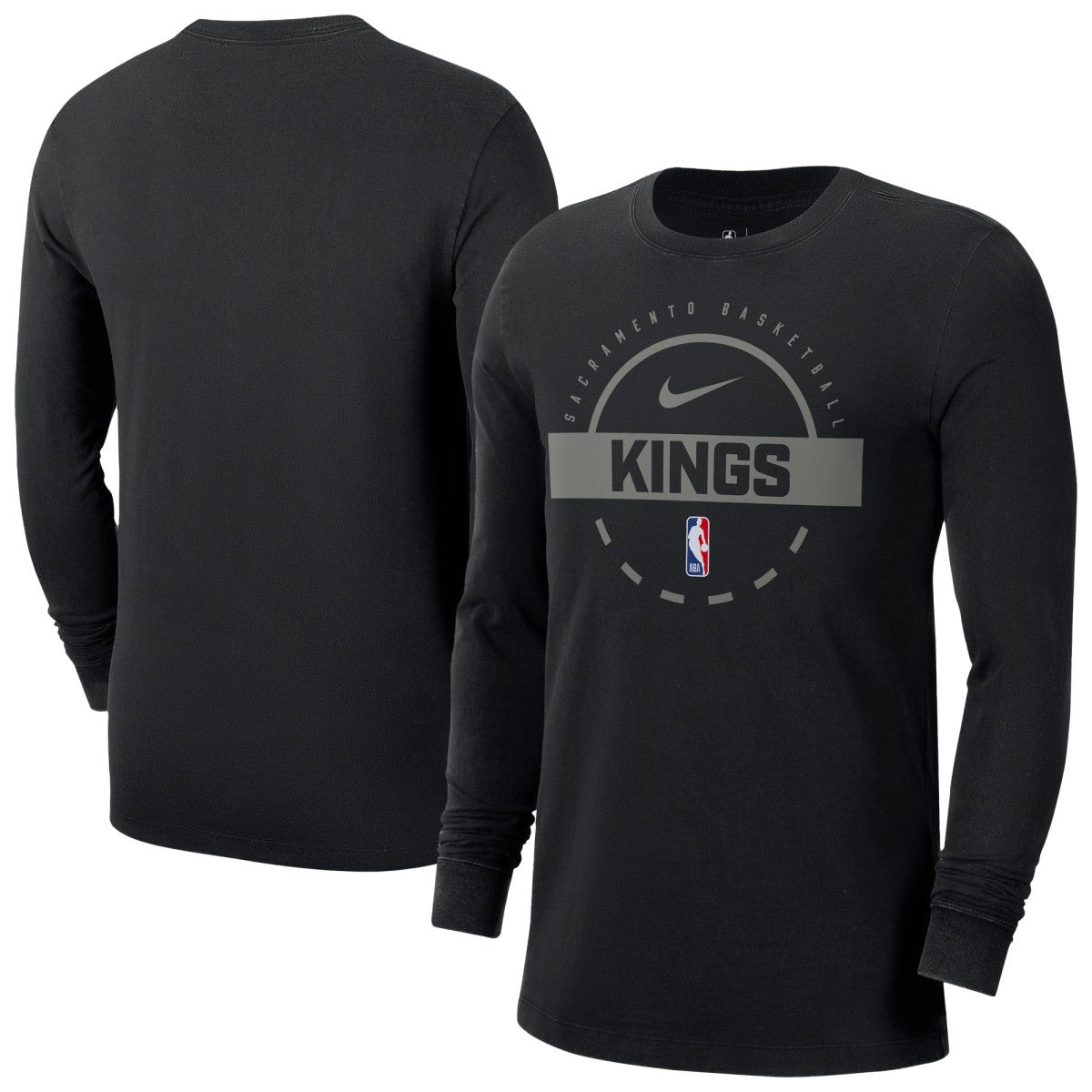 Sacramento Kings Authentic Long Sleeve Practice T-Shirt Black | Nike discount