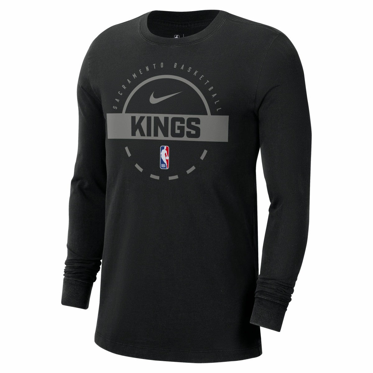 Sacramento Kings Authentic Long Sleeve Practice T-Shirt Black | Nike discount