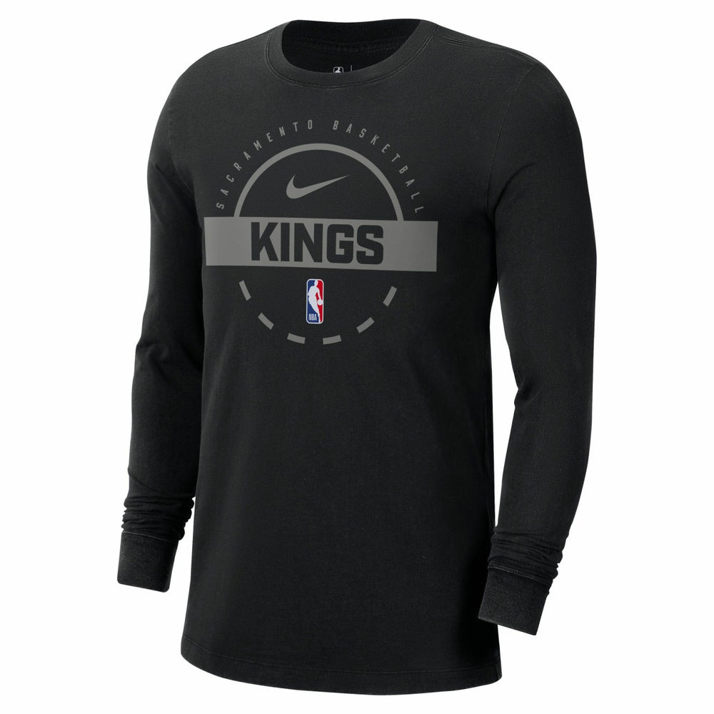 Sacramento Kings Authentic Long Sleeve Practice T-Shirt Black | Nike discount