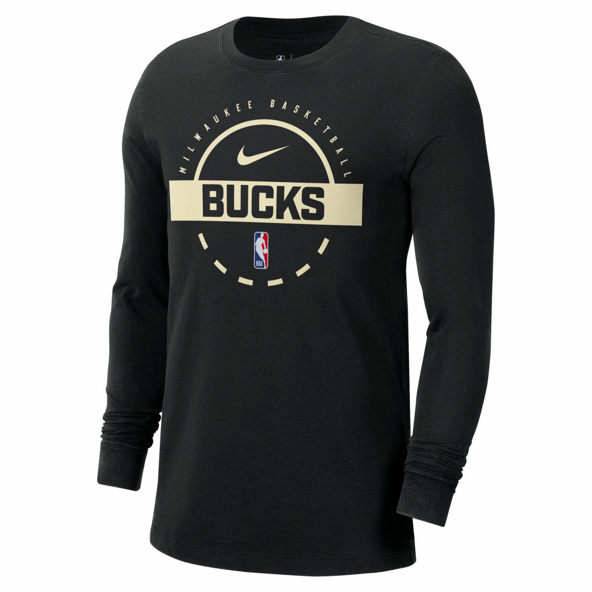 Milwaukee Bucks Authentic Long Sleeve Practice T-Shirt Black | Nike online