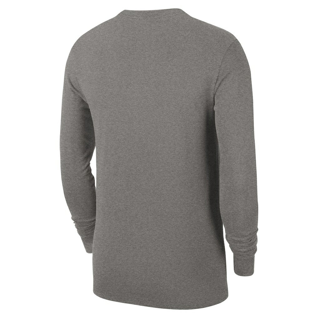 Oklahoma City Thunder Authentic Long Sleeve Practice T-Shirt Charcoal | Nike Lifestyle