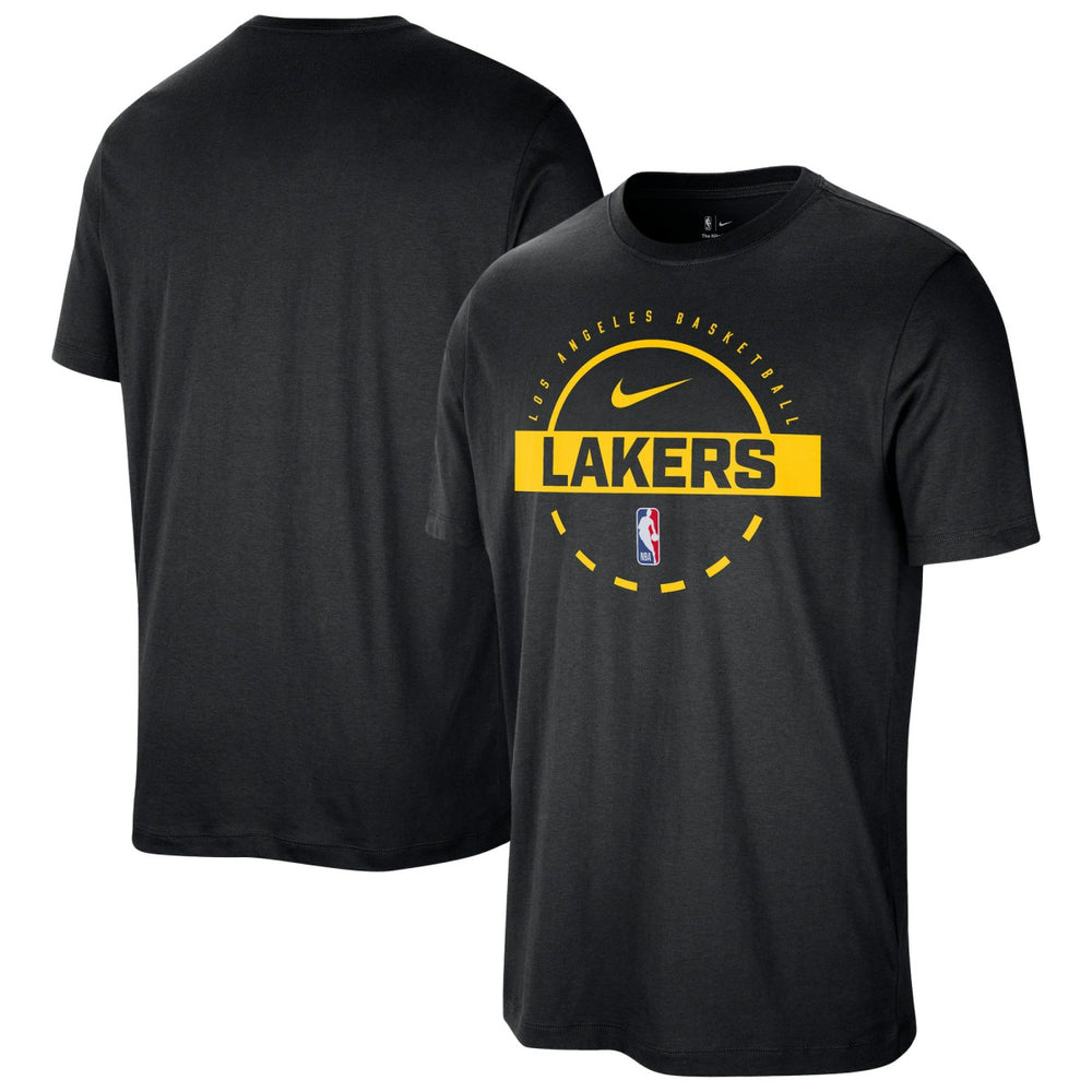 Los Angeles Lakers Authentic Practice T-Shirt Black | Nike for sale
