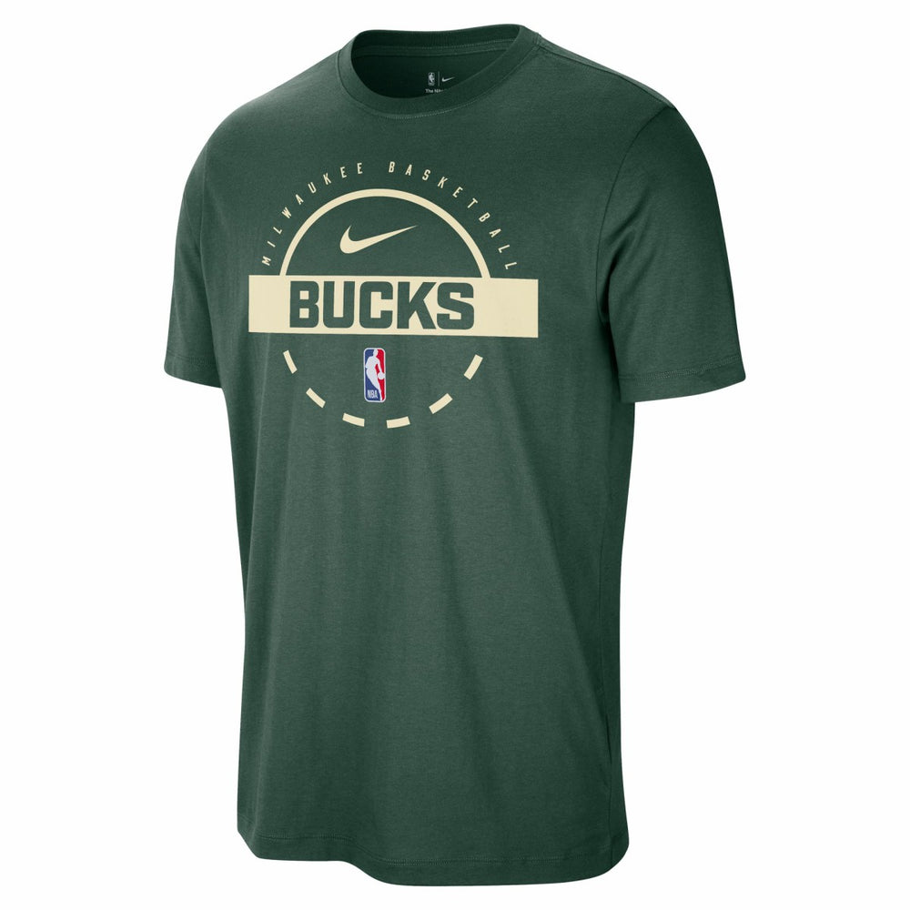 Milwaukee Bucks Authentic Practice T-Shirt Hunter Green | Nike US