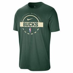 Milwaukee Bucks Authentic Practice T-Shirt Hunter Green | Nike US