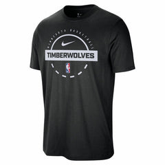 Minnesota Timberwolves Authentic Practice T-Shirt Black | Nike Lifestyle