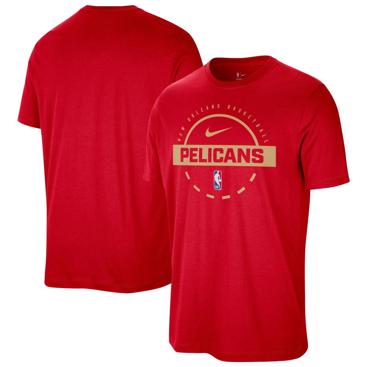 New Orleans Pelicans Authentic Practice T-Shirt Red | Nike Lifestyle