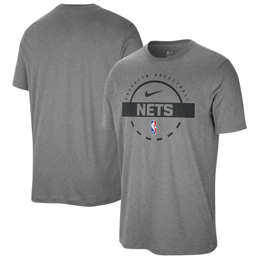 Brooklyn Nets Authentic Practice T-Shirt Charcoal | Nike US