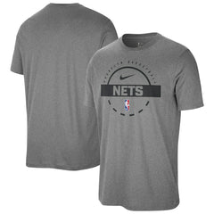 Brooklyn Nets Authentic Practice T-Shirt Charcoal | Nike US