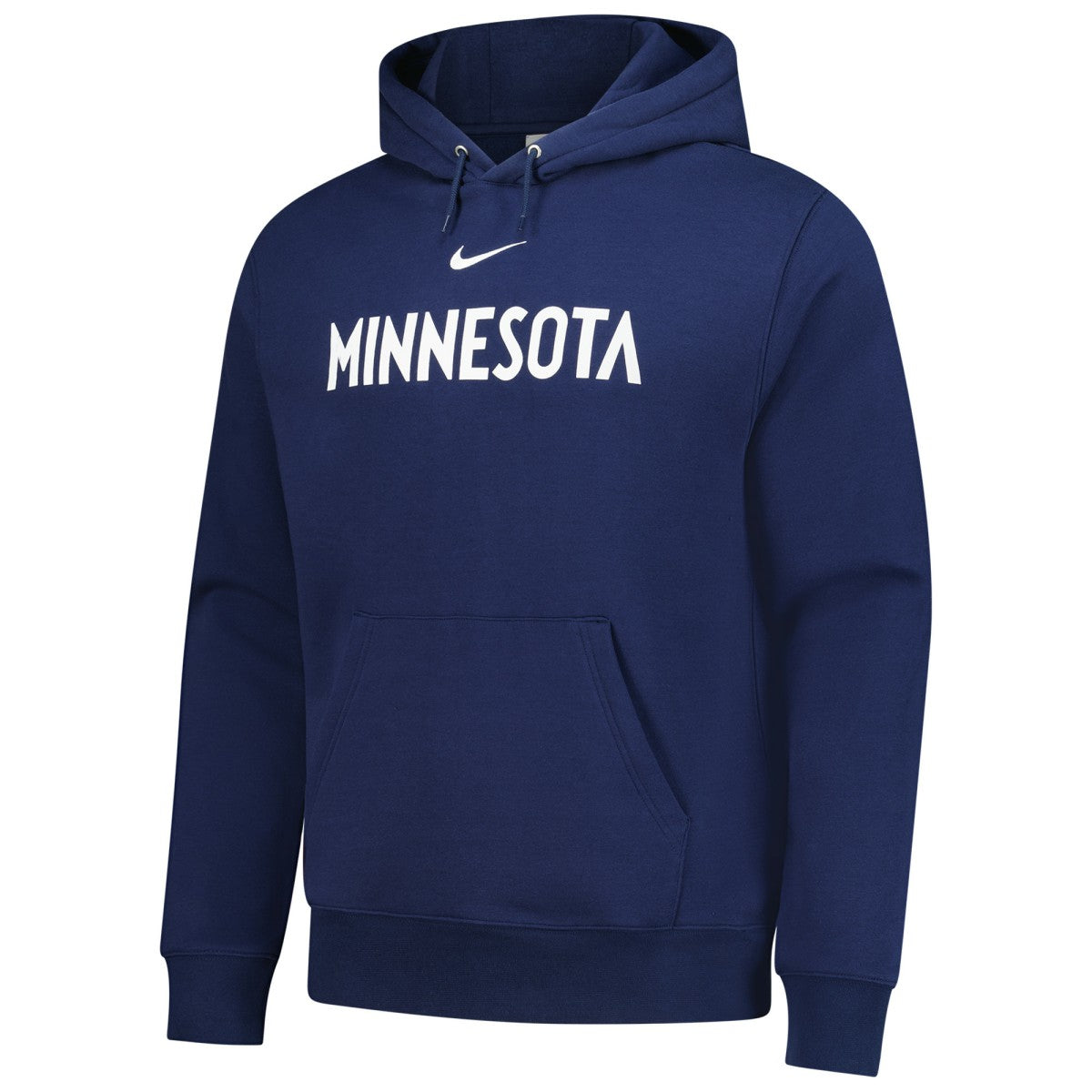 Minnesota Timberwolves Sportswear Essential Wordmark Club Hoodie Navy | Nike Lifestyle