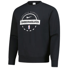 Minnesota Timberwolves 2025/26 Authentic Practice Club Sweatshirt Black | Nike outlet