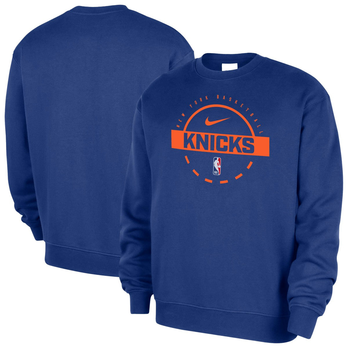 New York Knicks 2025/26 Authentic Practice Club Sweatshirt Blue | Nike outlet