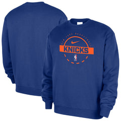 New York Knicks 2025/26 Authentic Practice Club Sweatshirt Blue | Nike outlet