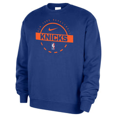 New York Knicks 2025/26 Authentic Practice Club Sweatshirt Blue | Nike outlet