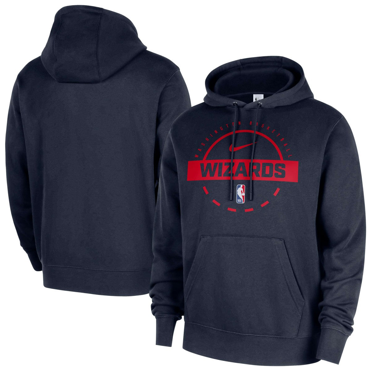 Washington Wizards 2025/26 Authentic Practice Club Pullover Hoodie Navy | Nike outlet