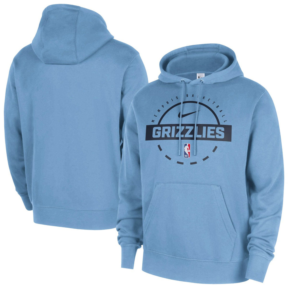 Memphis Grizzlies 2025/26 Authentic Practice Club Pullover Hoodie Light Blue | Nike online