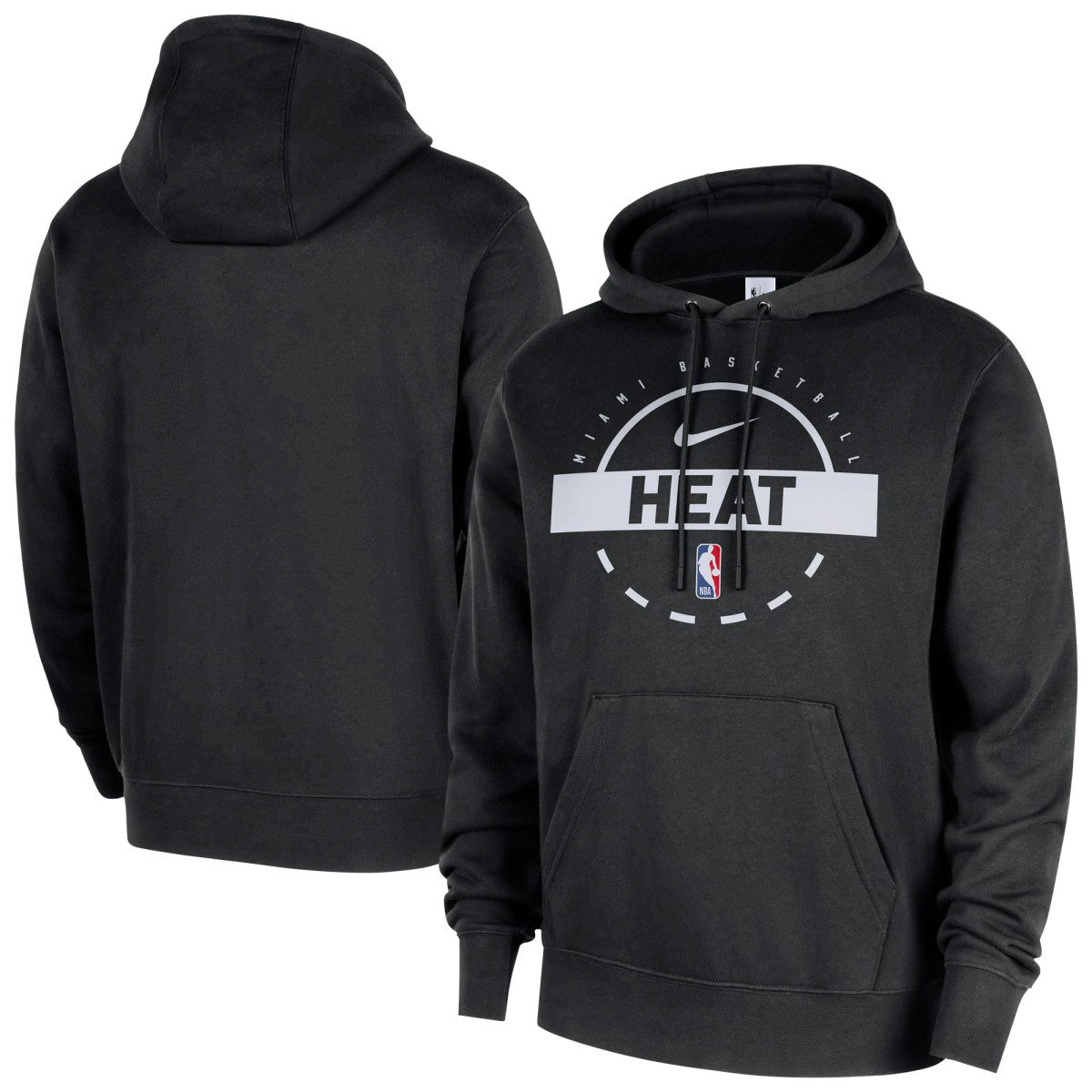 Miami Heat 2025/26 Authentic Practice Club Pullover Hoodie Black | Nike online