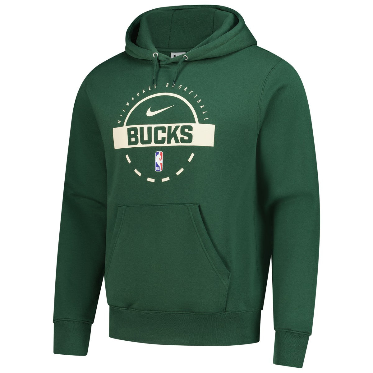 Milwaukee Bucks 2025/26 Authentic Practice Club Pullover Hoodie Hunter Green | Nike for sale