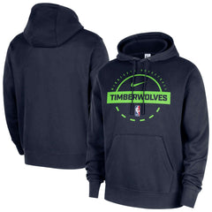 Minnesota Timberwolves 2025/26 Authentic Practice Club Pullover Hoodie Navy | Nike discount