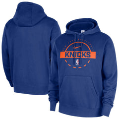 New York Knicks 2025/26 Authentic Practice Club Pullover Hoodie Blue | Nike outlet