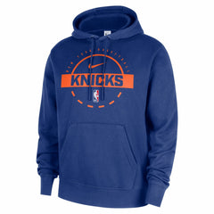 New York Knicks 2025/26 Authentic Practice Club Pullover Hoodie Blue | Nike outlet