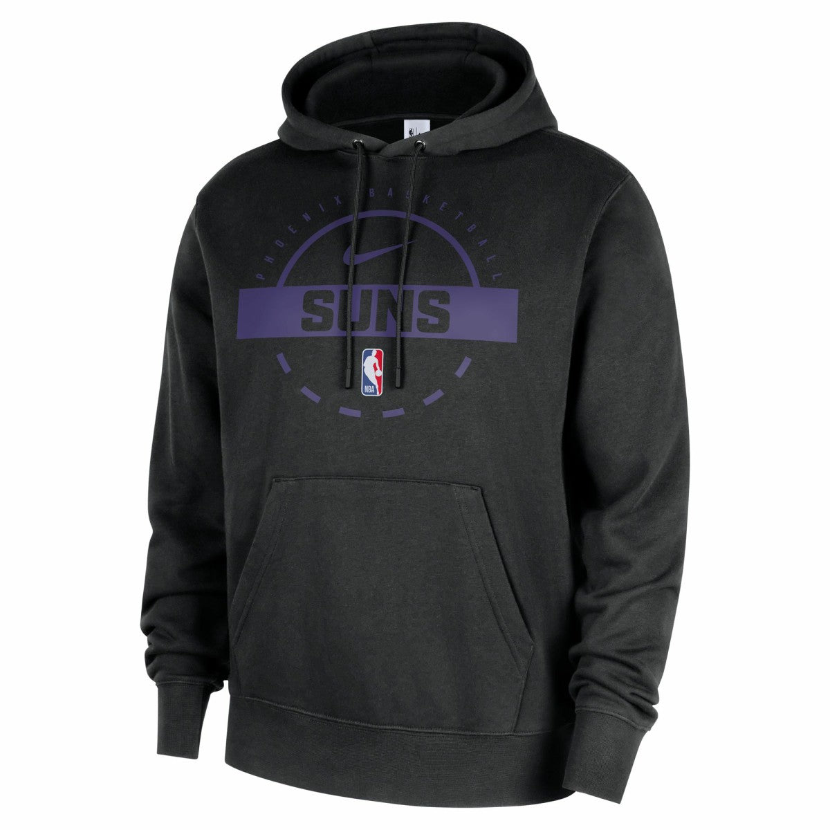 Phoenix Suns 2025/26 Authentic Practice Club Pullover Hoodie Black | Nike Lifestyle