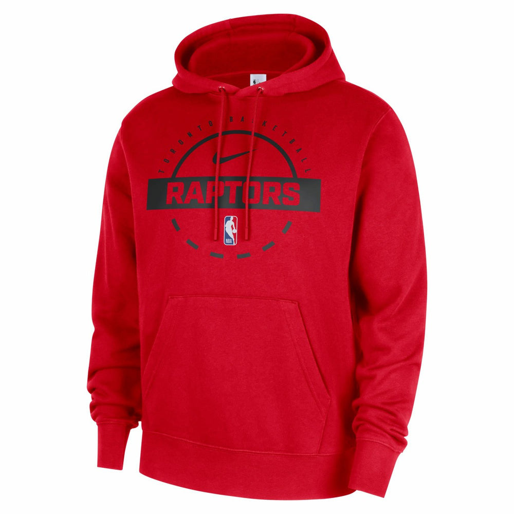 Toronto Raptors 2025/26 Authentic Practice Club Pullover Hoodie Red | Nike