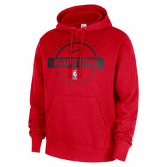 Toronto Raptors 2025/26 Authentic Practice Club Pullover Hoodie Red | Nike