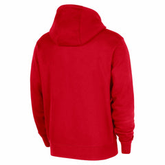 Toronto Raptors 2025/26 Authentic Practice Club Pullover Hoodie Red | Nike