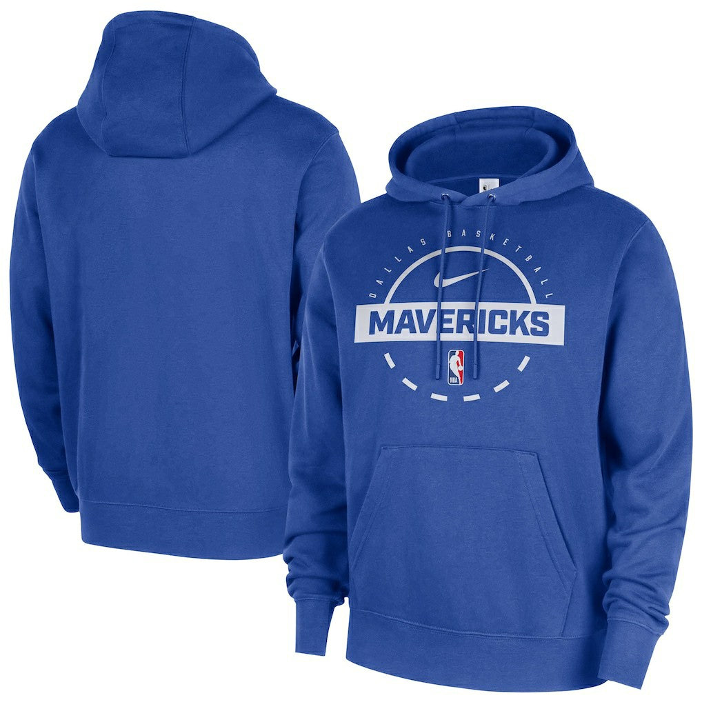 Dallas Mavericks 2025/26 Authentic Practice Club Pullover Hoodie for sale Blue | Nike outlet