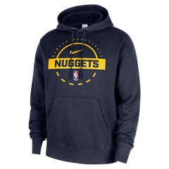 Denver Nuggets 2025/26 Authentic Practice Club Pullover Hoodie for sale Navy | Nike Lifestyle