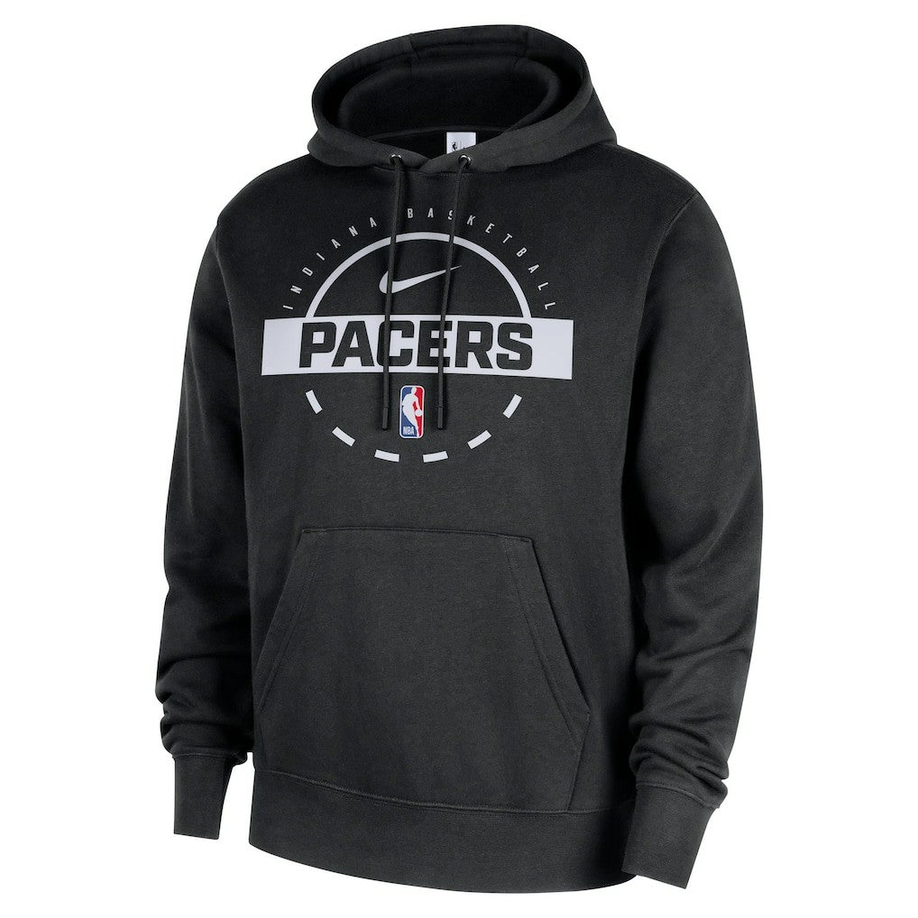 Indiana Pacers 2025/26 Authentic Practice Club Pullover Hoodie Black | Nike outlet