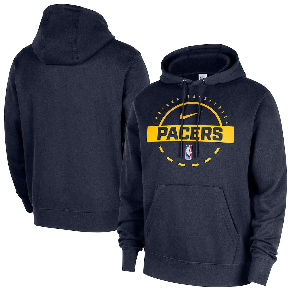 Indiana Pacers 2025/26 Authentic Practice Club Pullover Hoodie Navy | Nike Near Me