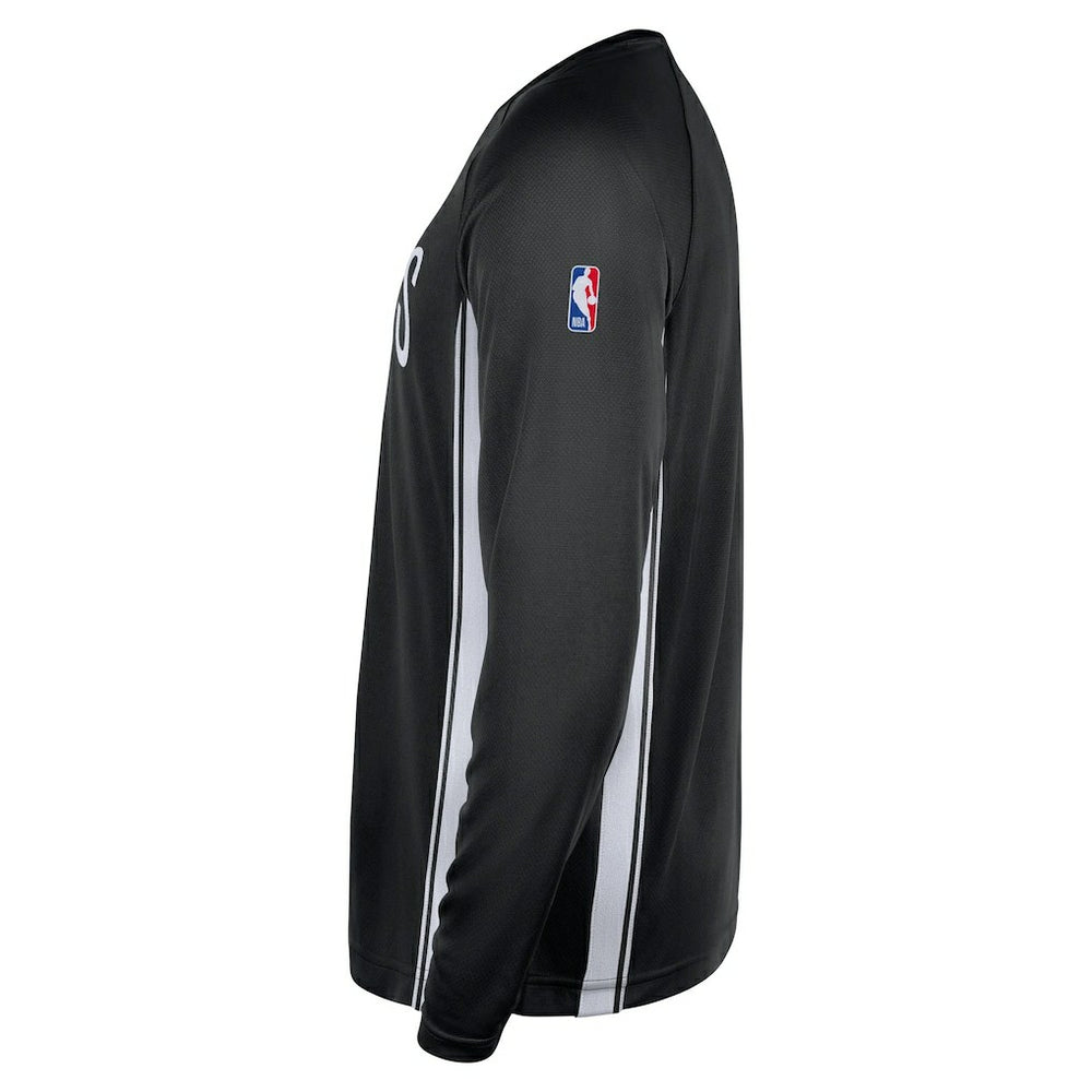 Brooklyn Nets 2025/26 Authentic Pre-Game Legend Dri-FIT Long Sleeve Shooting Shirt Black | Nike Near Me