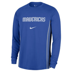 Dallas Mavericks 2025/26 Authentic Pre-Game Legend Dri-FIT Long Sleeve Shooting Shirt for sale Blue | Nike online
