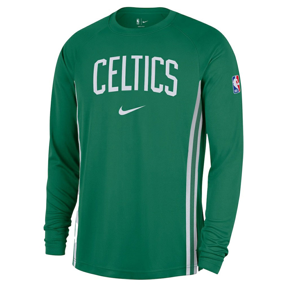 Boston Celtics 2025/26 Authentic Pre-Game Legend Dri-FIT Long Sleeve Shooting Shirt Kelly Green | Nike