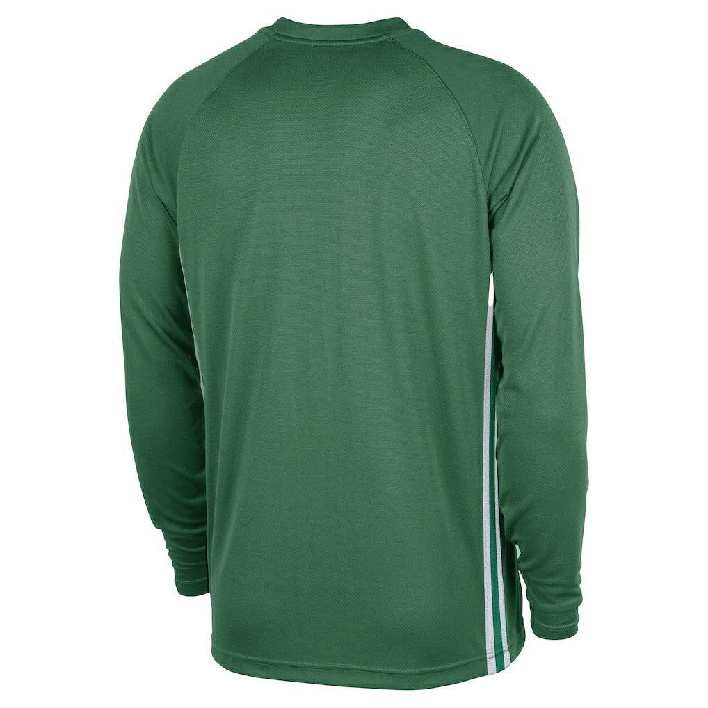 Boston Celtics 2025/26 Authentic Pre-Game Legend Dri-FIT Long Sleeve Shooting Shirt Kelly Green | Nike