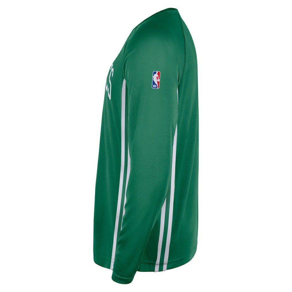 Boston Celtics 2025/26 Authentic Pre-Game Legend Dri-FIT Long Sleeve Shooting Shirt Kelly Green | Nike