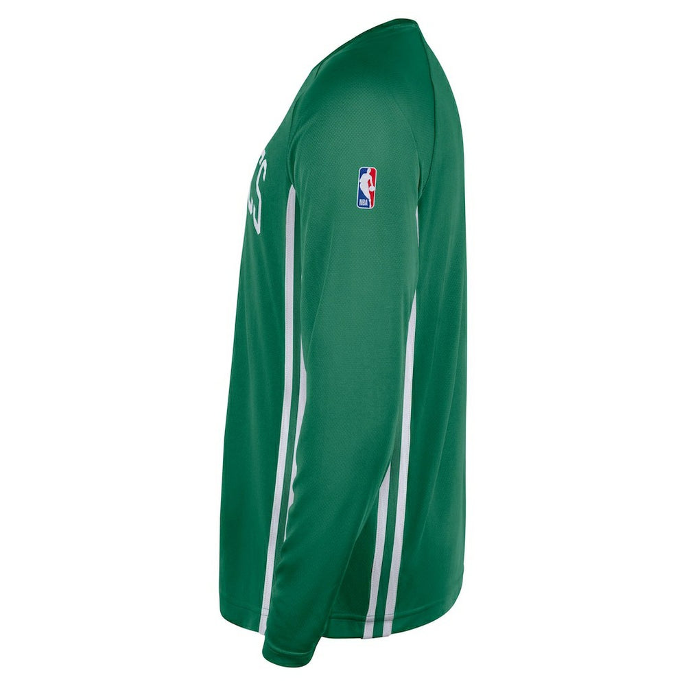 Boston Celtics 2025/26 Authentic Pre-Game Legend Dri-FIT Long Sleeve Shooting Shirt Kelly Green | Nike