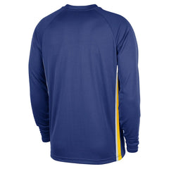 Golden State Warriors 2025/26 Authentic Pre-Game Legend Dri-FIT Long Sleeve Shooting Shirt for sale Royal | Nike Lifestyle
