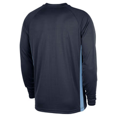 Memphis Grizzlies 2025/26 Authentic Pre-Game Legend Dri-FIT Long Sleeve Shooting Shirt Navy | Nike Lifestyle