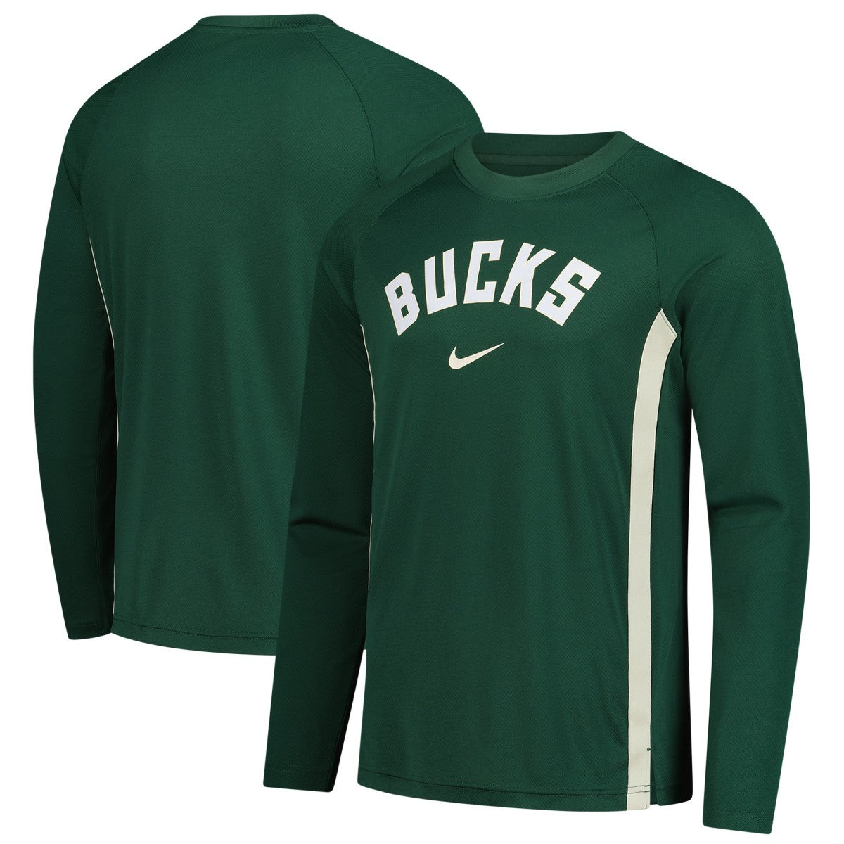 Milwaukee Bucks 2025/26 Authentic Pre-Game Legend Dri-FIT Long Sleeve Shooting Shirt Hunter Green | Nike discount