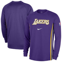 Los Angeles Lakers 2025/26 Authentic Pre-Game Legend Dri-FIT Long Sleeve Shooting Shirt Purple | Nike Lifestyle